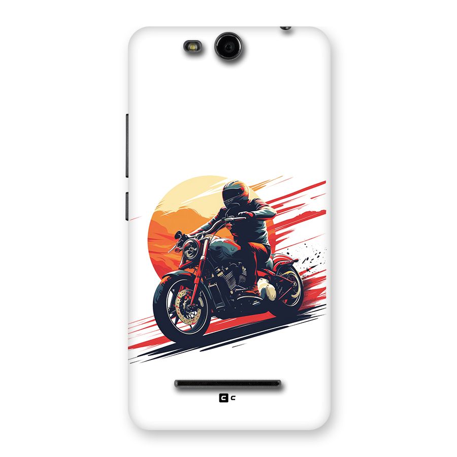 Retro Biker Back Case for Canvas Juice 3 Q392