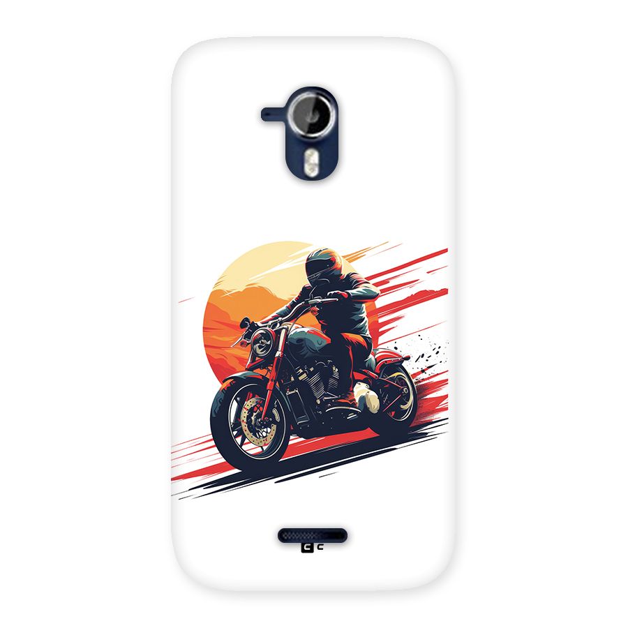 Retro Biker Back Case for Canvas Magnus A117