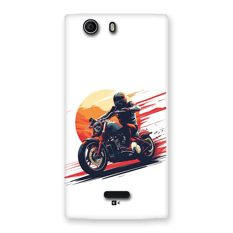Retro Biker Back Case for Canvas Nitro 2 E311