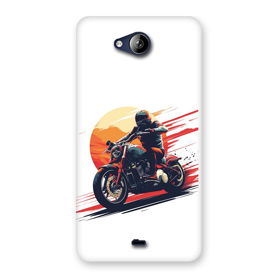 Retro Biker Back Case for Canvas Play Q355