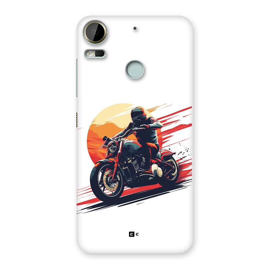 Retro Biker Back Case for Desire 10 Pro