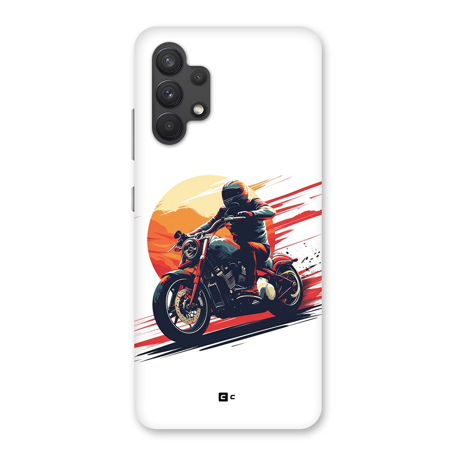 Retro Biker Back Case for Galaxy A32
