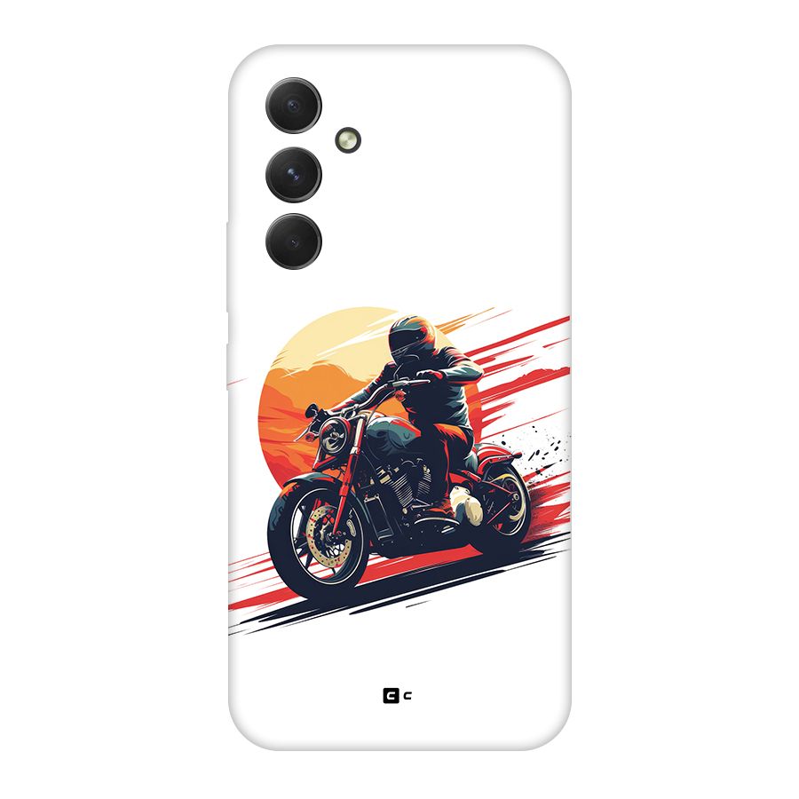 Retro Biker Back Case for Galaxy A54