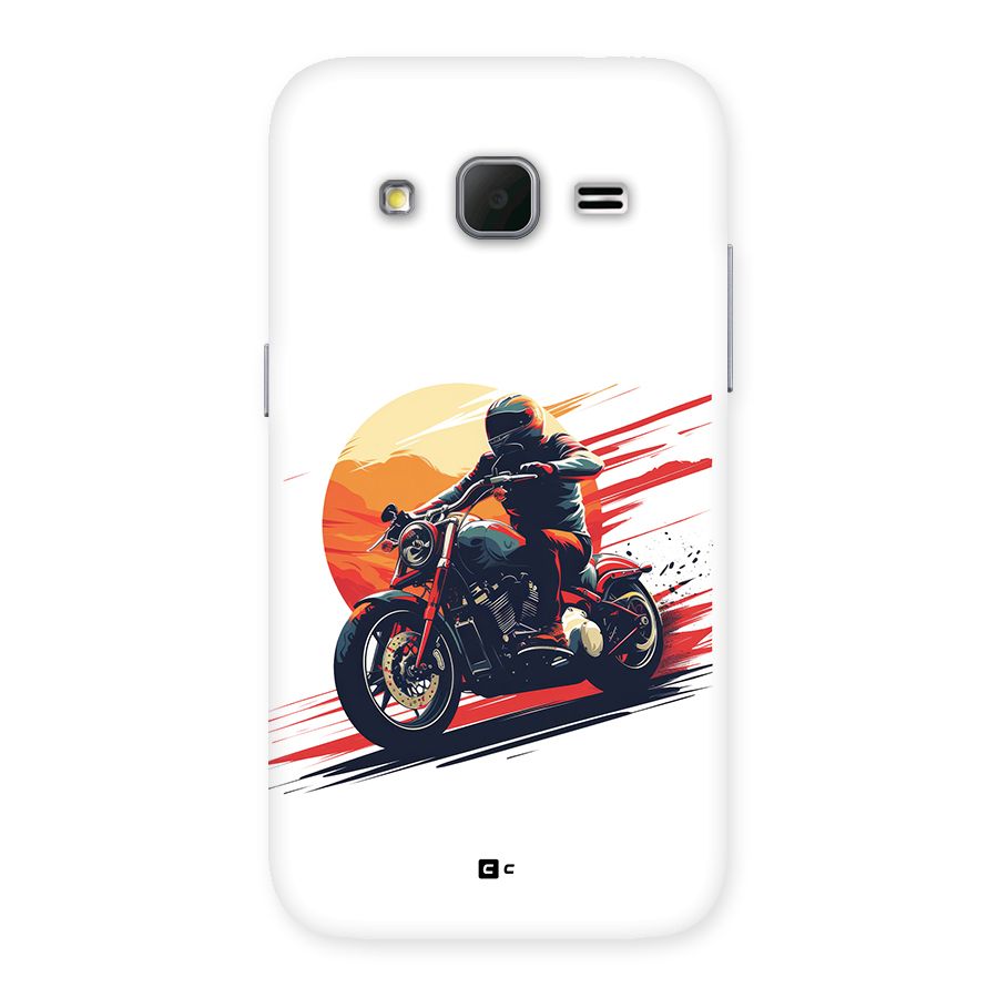 Retro Biker Back Case for Galaxy Core Prime