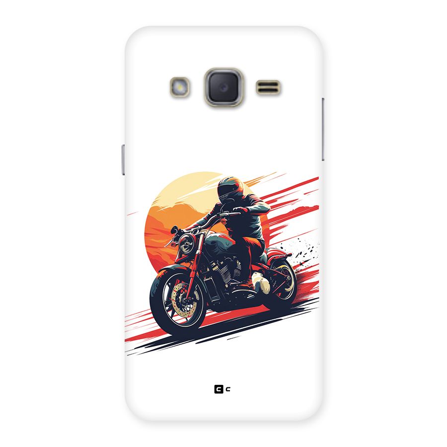 Retro Biker Back Case for Galaxy J2