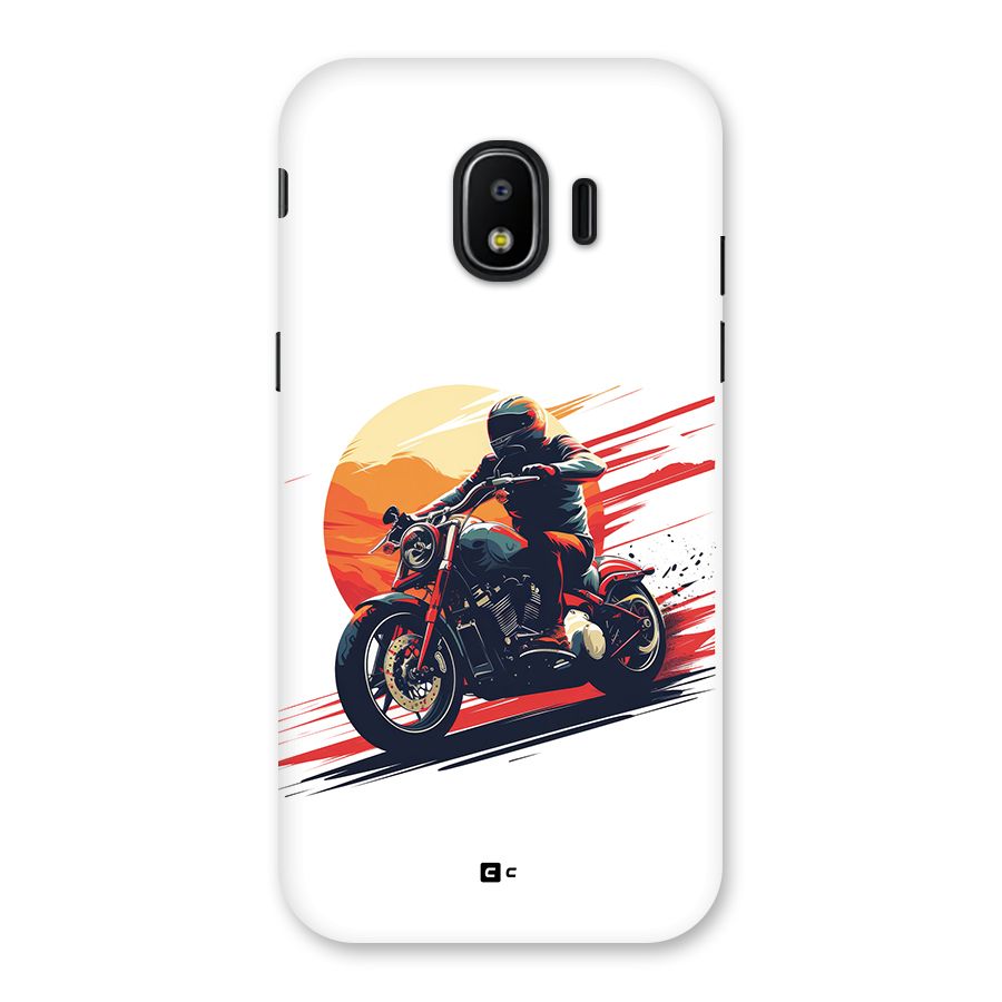 Retro Biker Back Case for Galaxy J2 Pro 2018