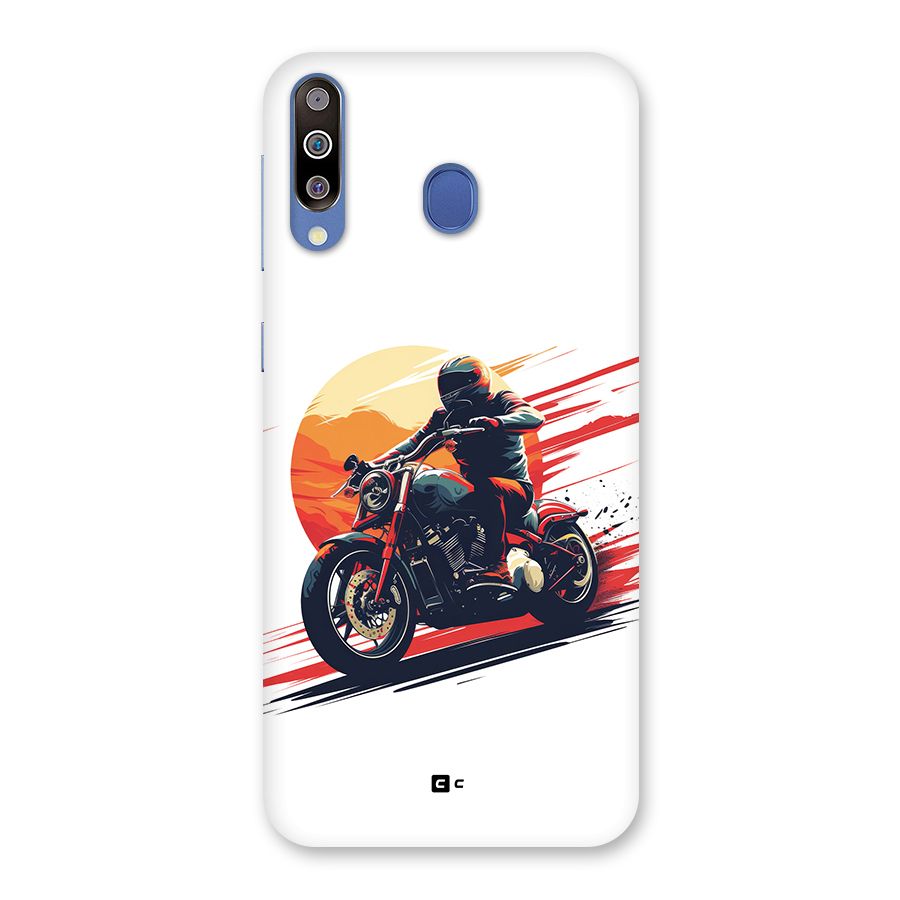 Retro Biker Back Case for Galaxy M30