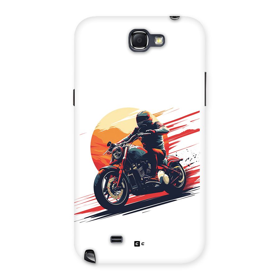 Retro Biker Back Case for Galaxy Note 2
