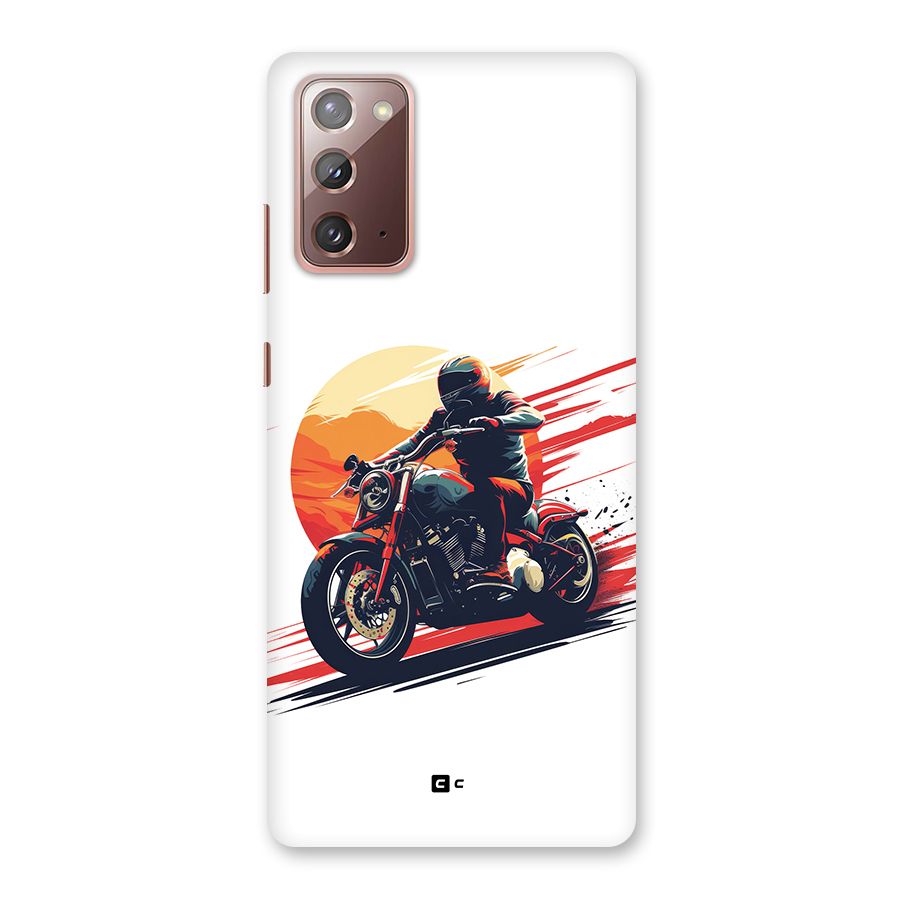 Retro Biker Back Case for Galaxy Note 20