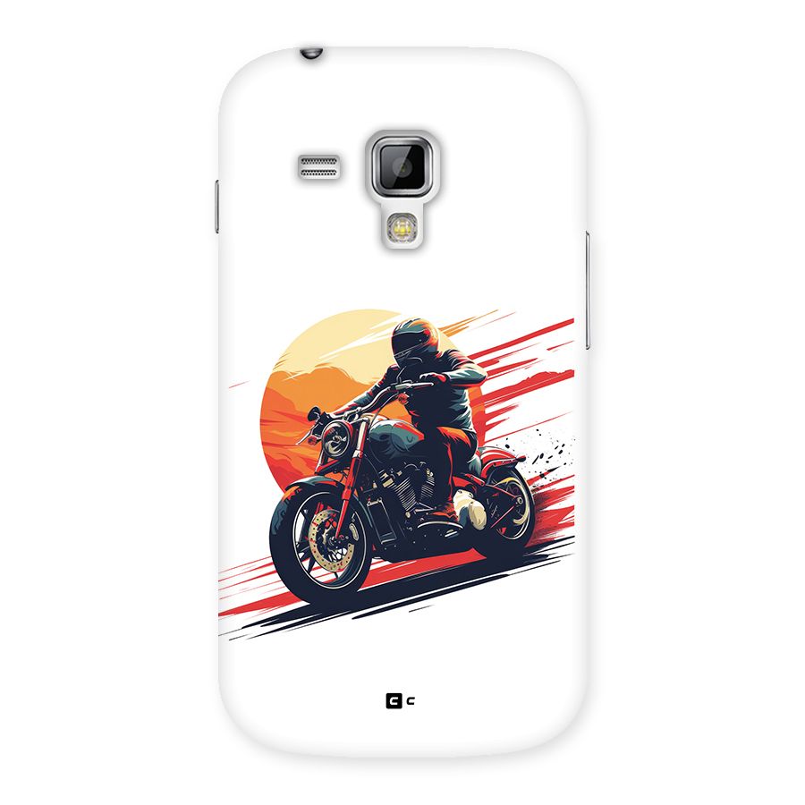 Retro Biker Back Case for Galaxy S Duos