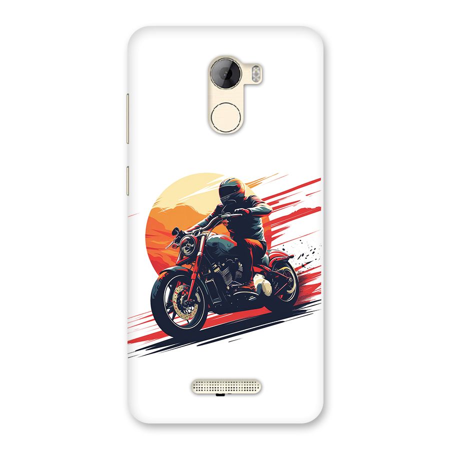 Retro Biker Back Case for Gionee A1 LIte