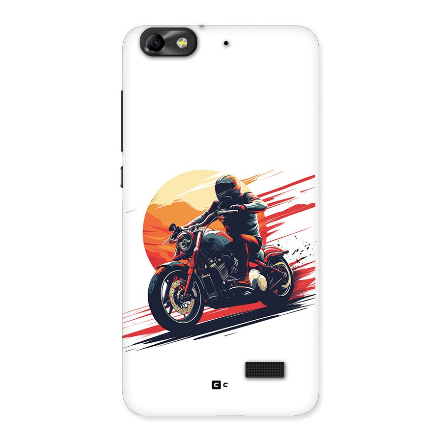 Retro Biker Back Case for Honor 4C