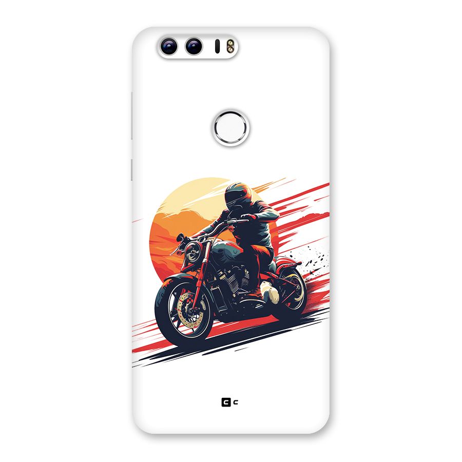 Retro Biker Back Case for Honor 8
