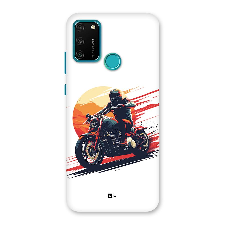 Retro Biker Back Case for Honor 9A