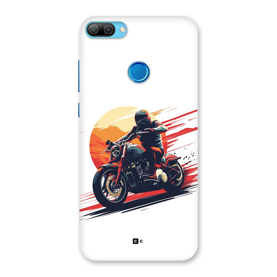Retro Biker Back Case for Honor 9N