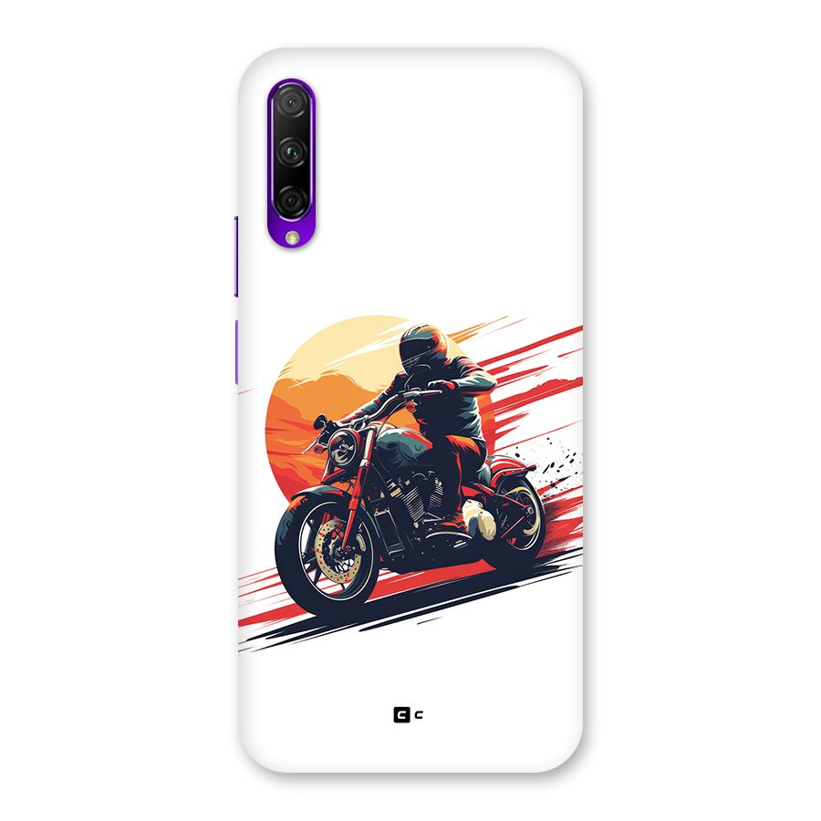 Retro Biker Back Case for Honor 9X Pro
