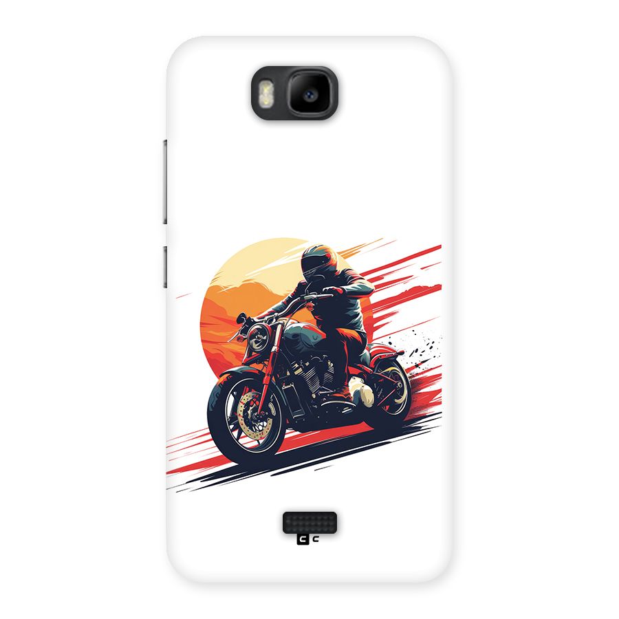 Retro Biker Back Case for Honor Bee