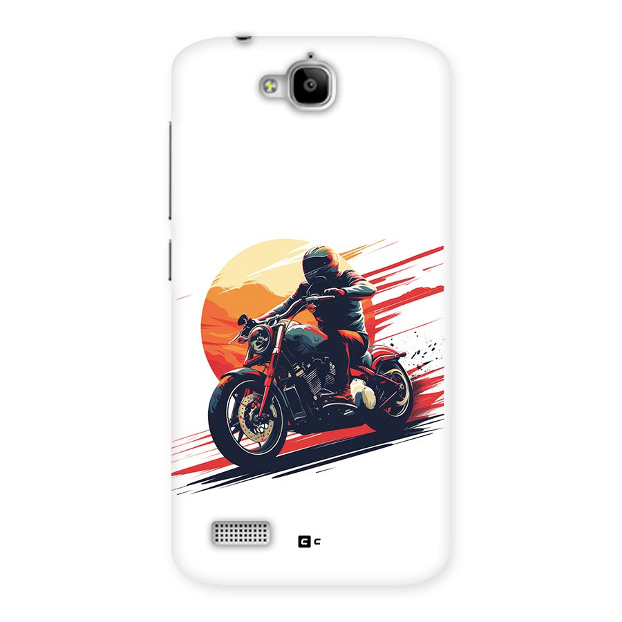 Retro Biker Back Case for Honor Holly