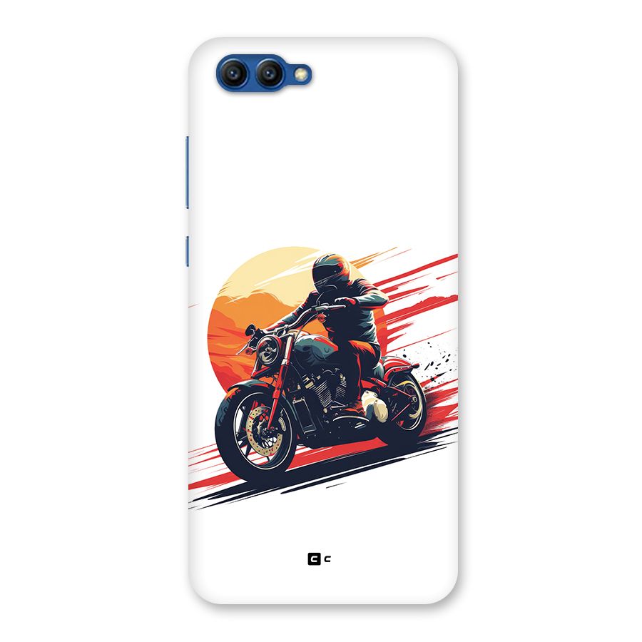 Retro Biker Back Case for Honor View 10