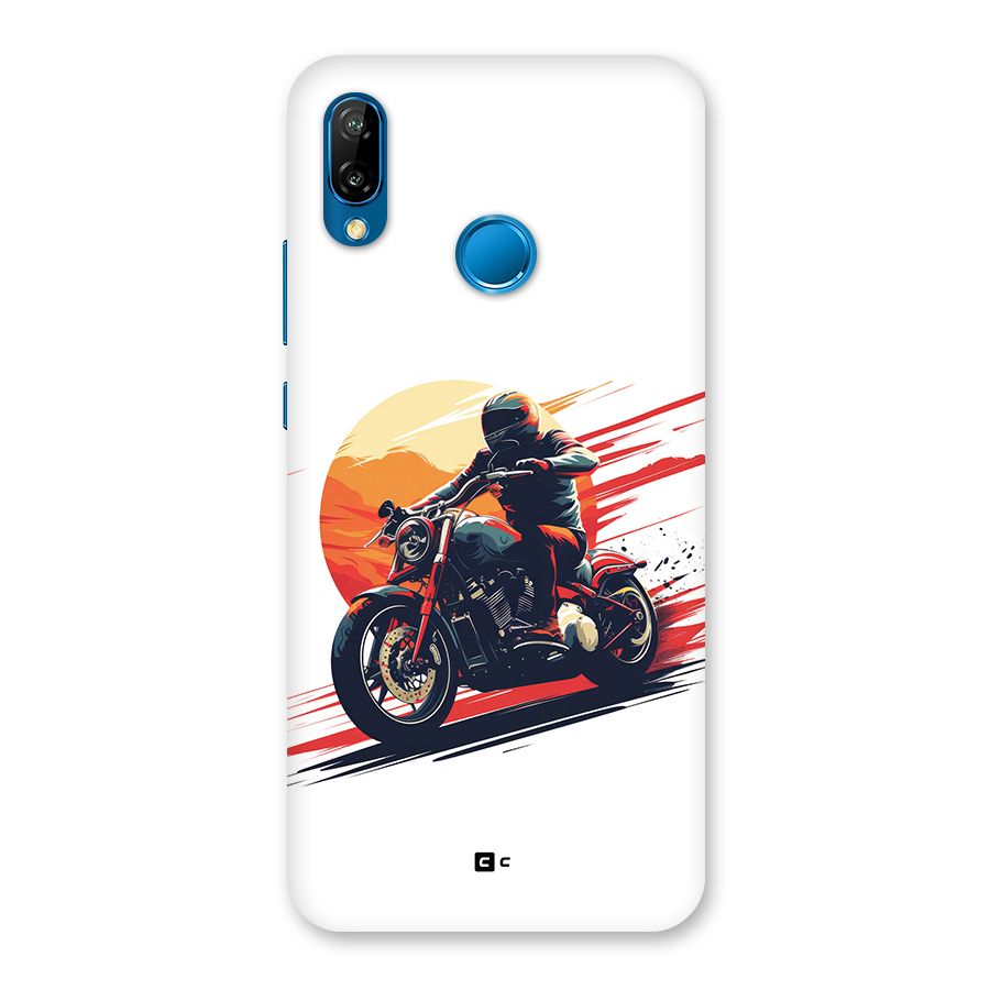 Retro Biker Back Case for Huawei P20 Lite