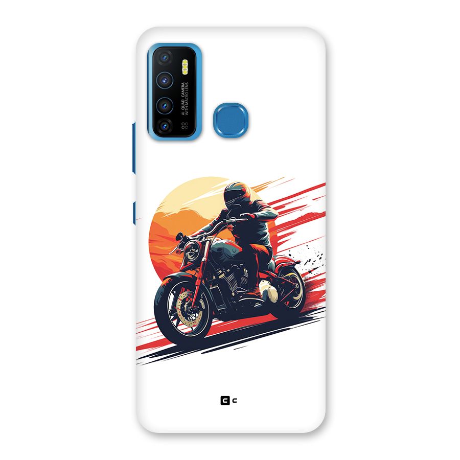 Retro Biker Back Case for Infinix Hot 9