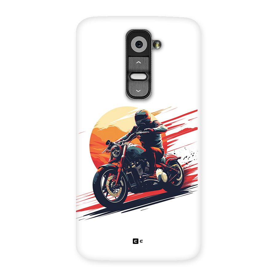 Retro Biker Back Case for LG G2