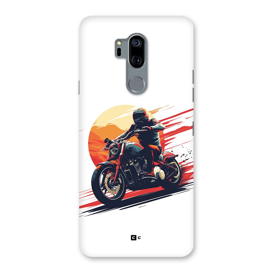 Retro Biker Back Case for LG G7