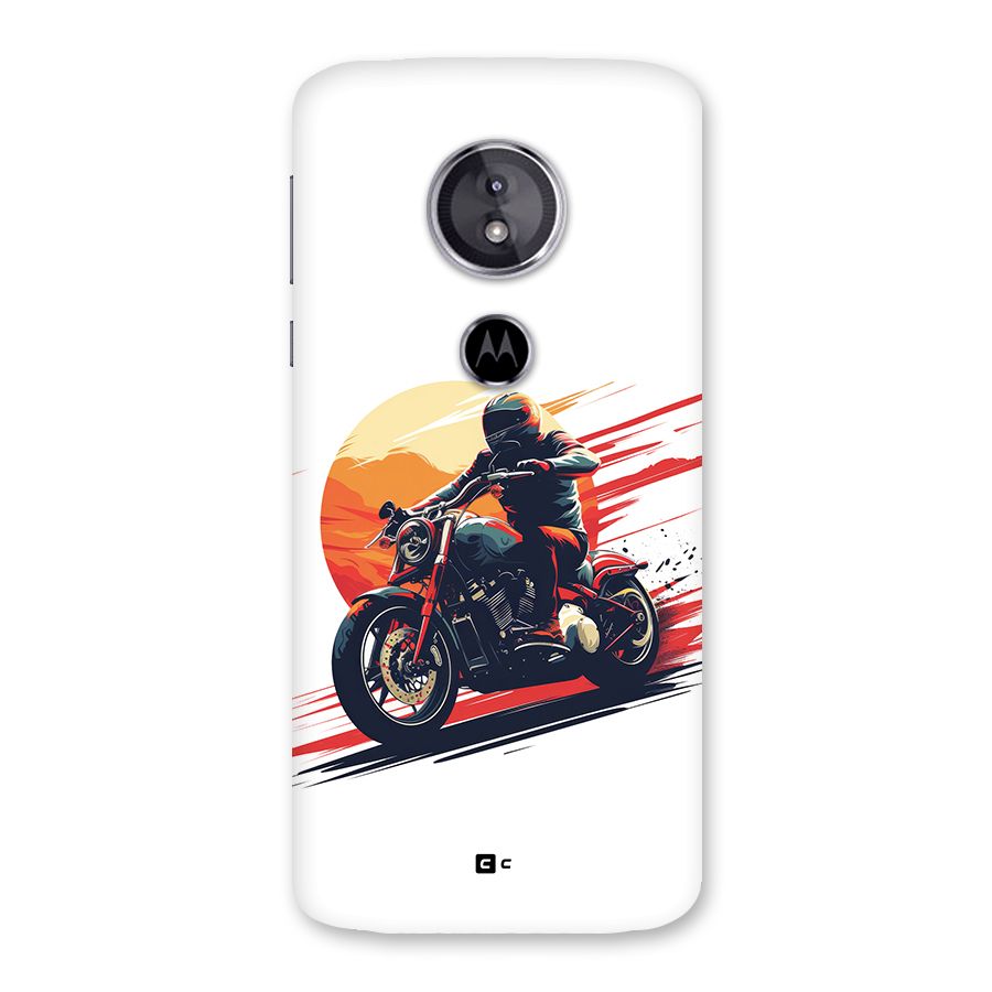 Retro Biker Back Case for Moto E5