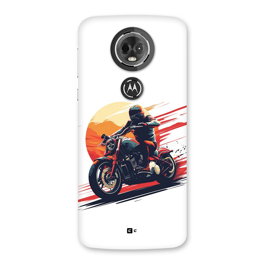 Retro Biker Back Case for Moto E5 Plus