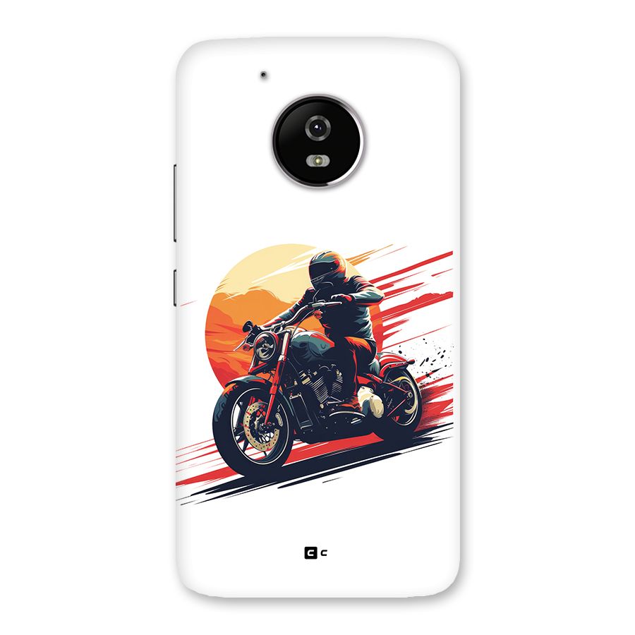 Retro Biker Back Case for Moto G5