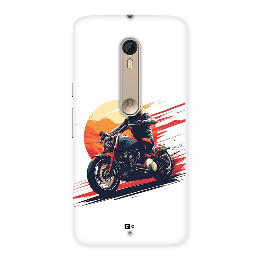 Retro Biker Back Case for Moto X Style
