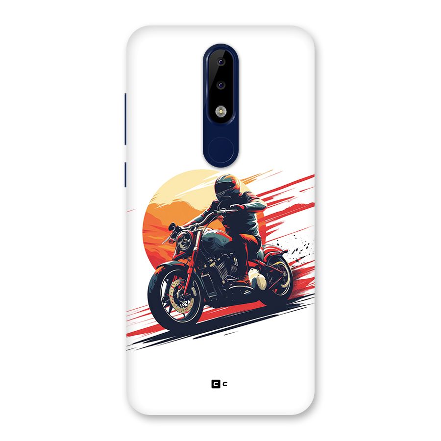 Retro Biker Back Case for Nokia 5.1 Plus