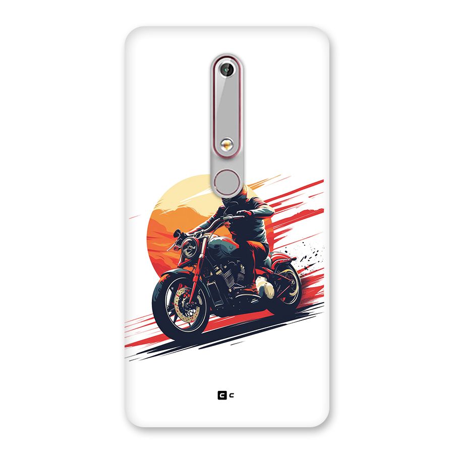 Retro Biker Back Case for Nokia 6.1