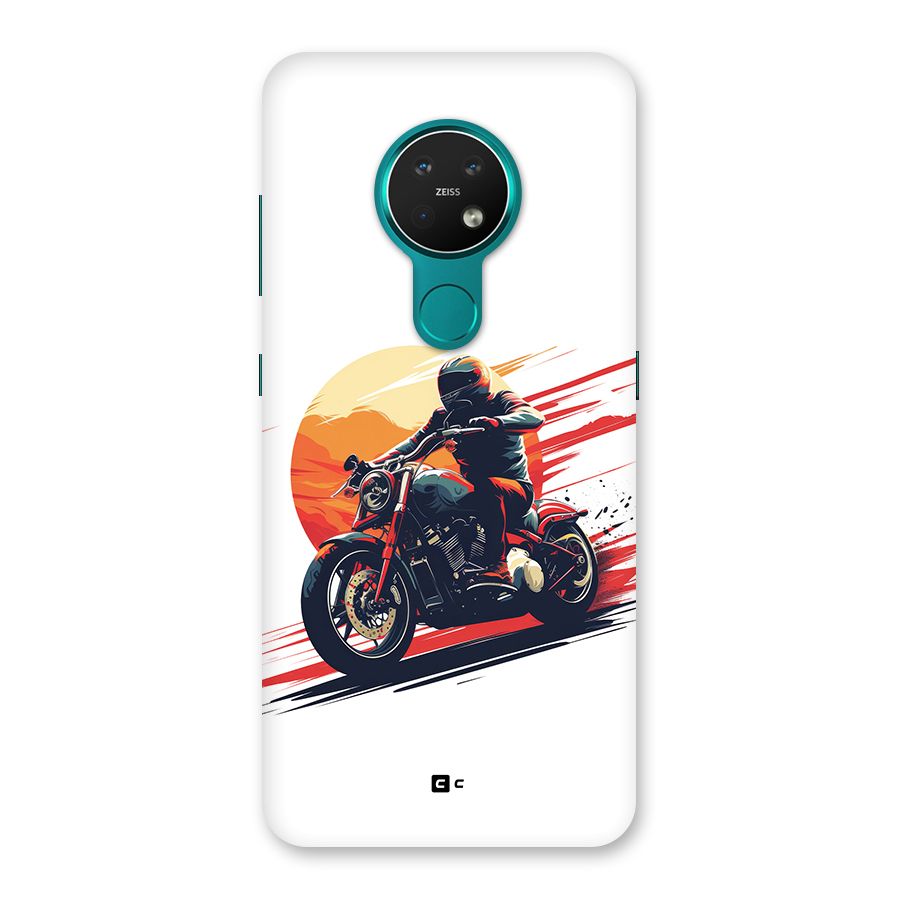 Retro Biker Back Case for Nokia 7.2