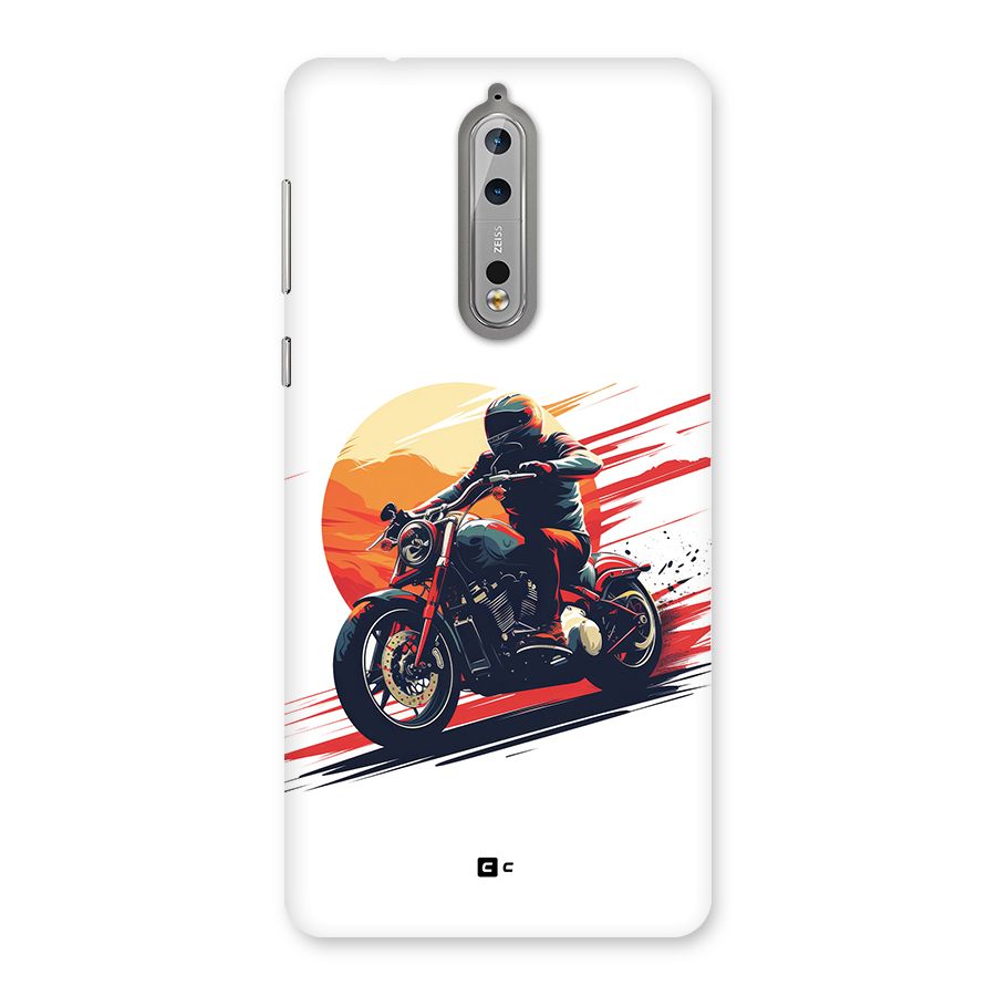 Retro Biker Back Case for Nokia 8
