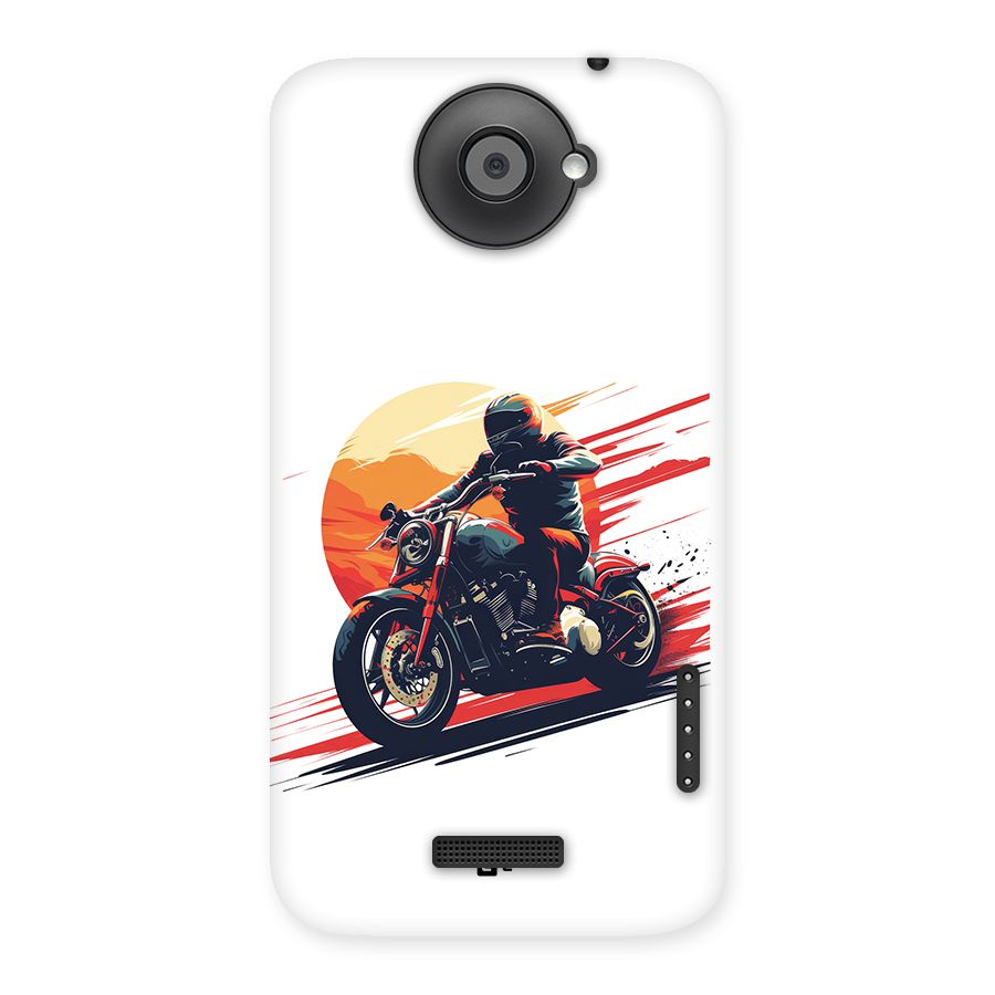 Retro Biker Back Case for One X