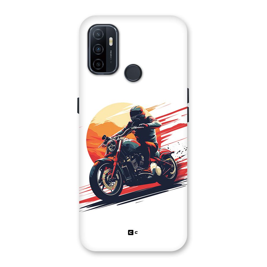 Retro Biker Back Case for Oppo A33 (2020)