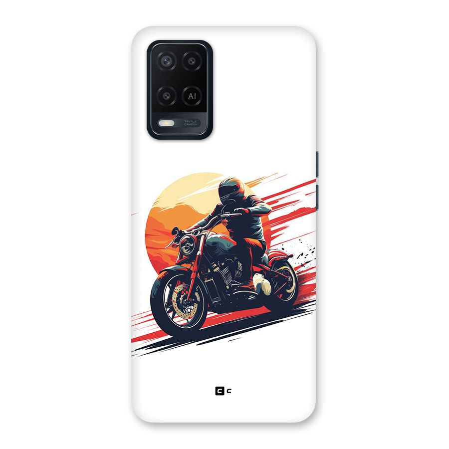 Retro Biker Back Case for Oppo A54