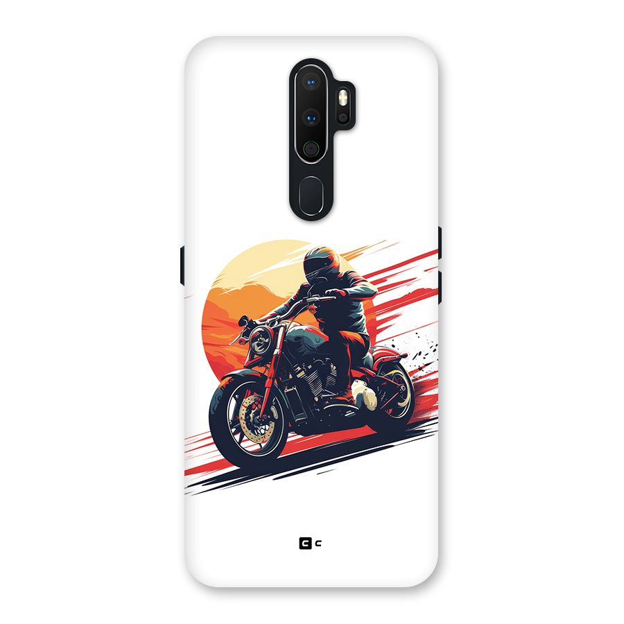 Retro Biker Back Case for Oppo A5 (2020)