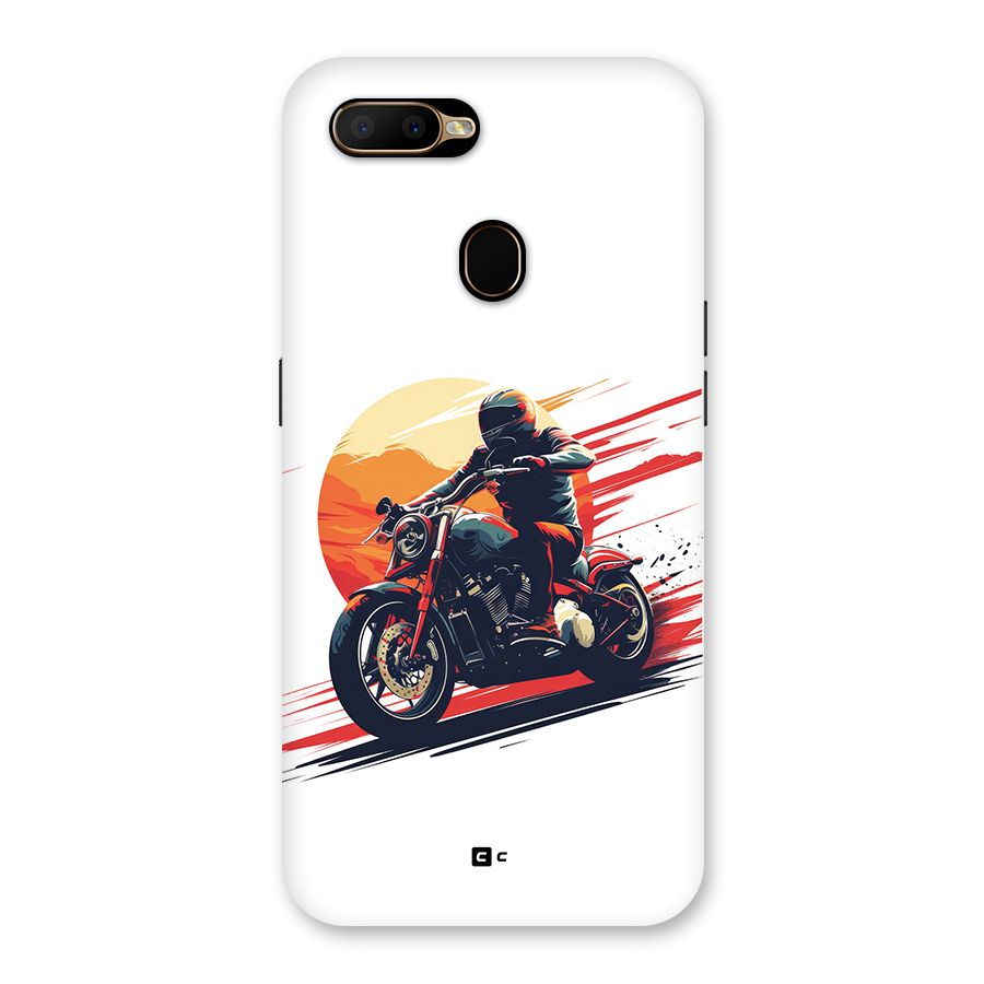 Retro Biker Back Case for Oppo A5s