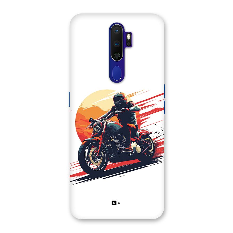 Retro Biker Back Case for Oppo A9 (2020)