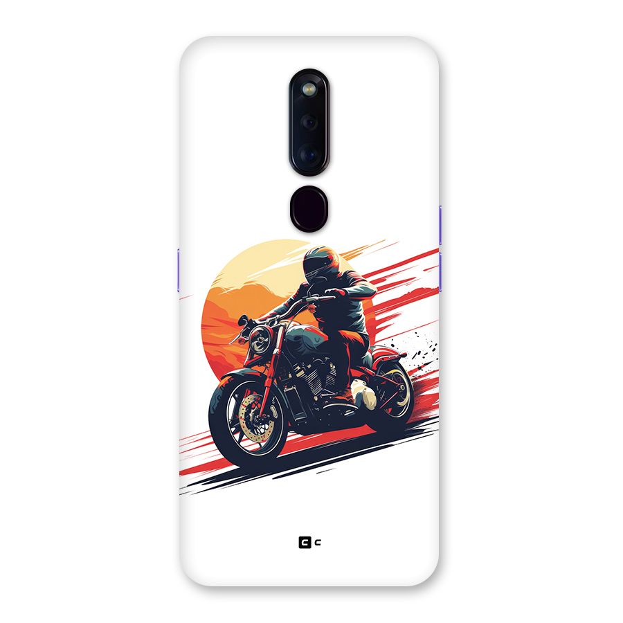 Retro Biker Back Case for Oppo F11 Pro