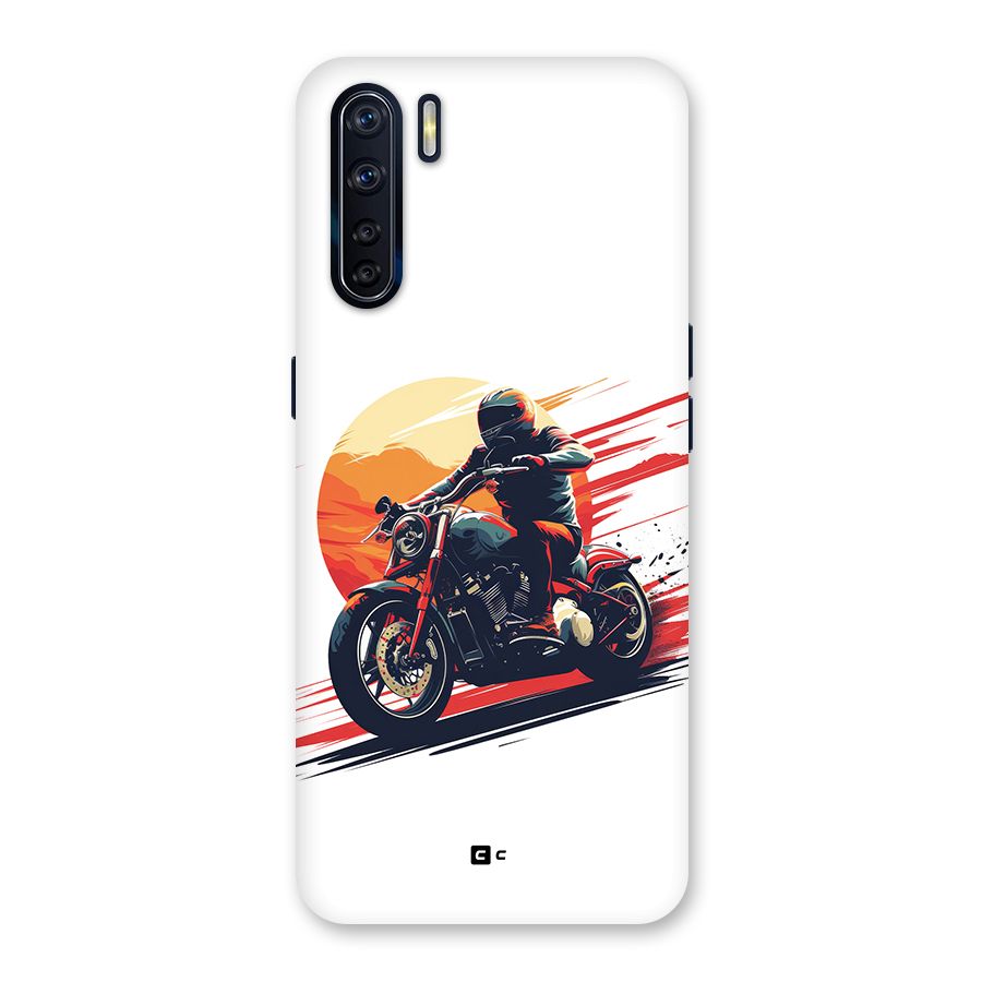 Retro Biker Back Case for Oppo F15