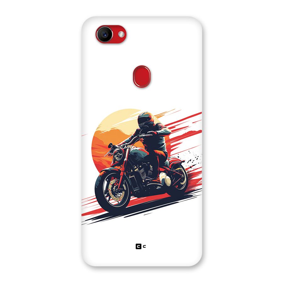 Retro Biker Back Case for Oppo F7