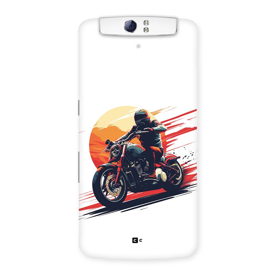 Retro Biker Back Case for Oppo N1