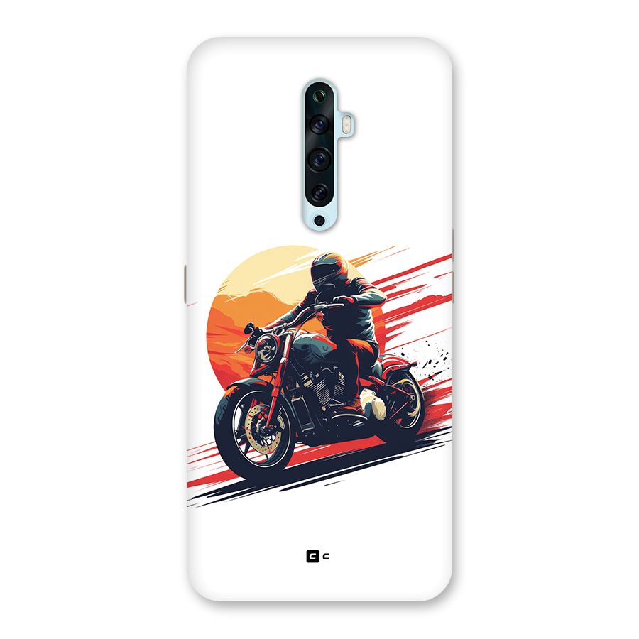 Retro Biker Back Case for Oppo Reno2 Z
