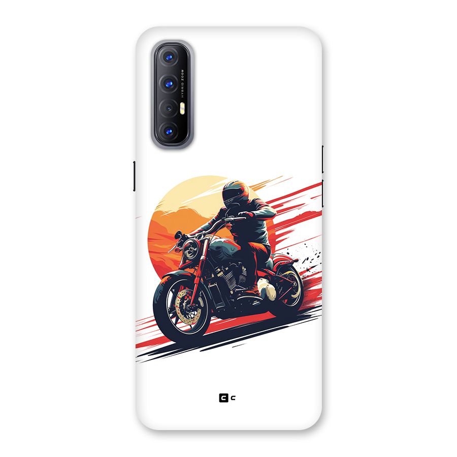 Retro Biker Back Case for Oppo Reno3 Pro