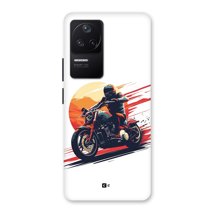 Retro Biker Back Case for Poco F4 5G