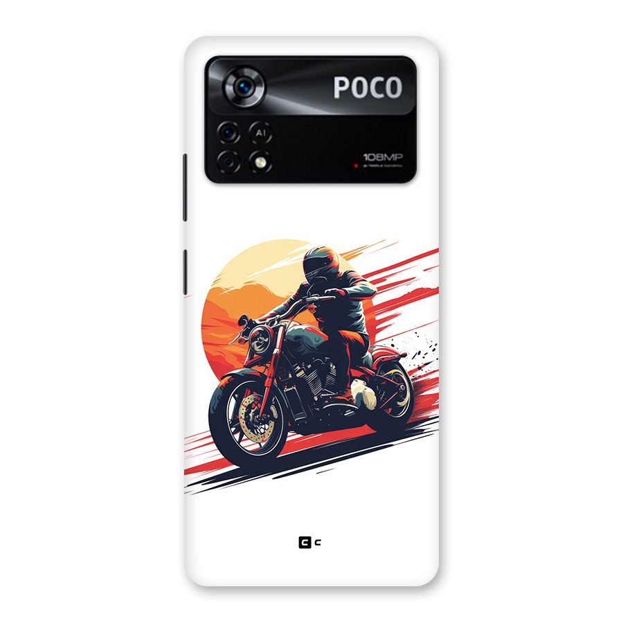 Retro Biker Back Case for Poco X4 Pro 5G
