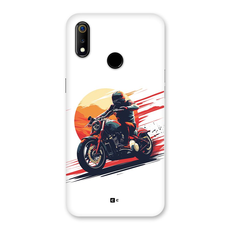 Retro Biker Back Case for Realme 3